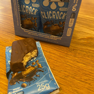 Whey Protein Isolado Zero Lactose Lowcarb GlicProtein 450g + Caixa 12und GlickRock