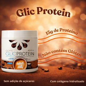 Whey Protein Isolado Cappuccino GlicProtein 200g com Caneca Just be. No Limits