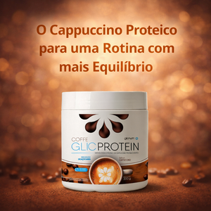 Whey Protein Isolado Cappuccino GlicProtein 200g com Caneca Just be. No Limits